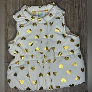 3-6 month puffer vest- baby girl